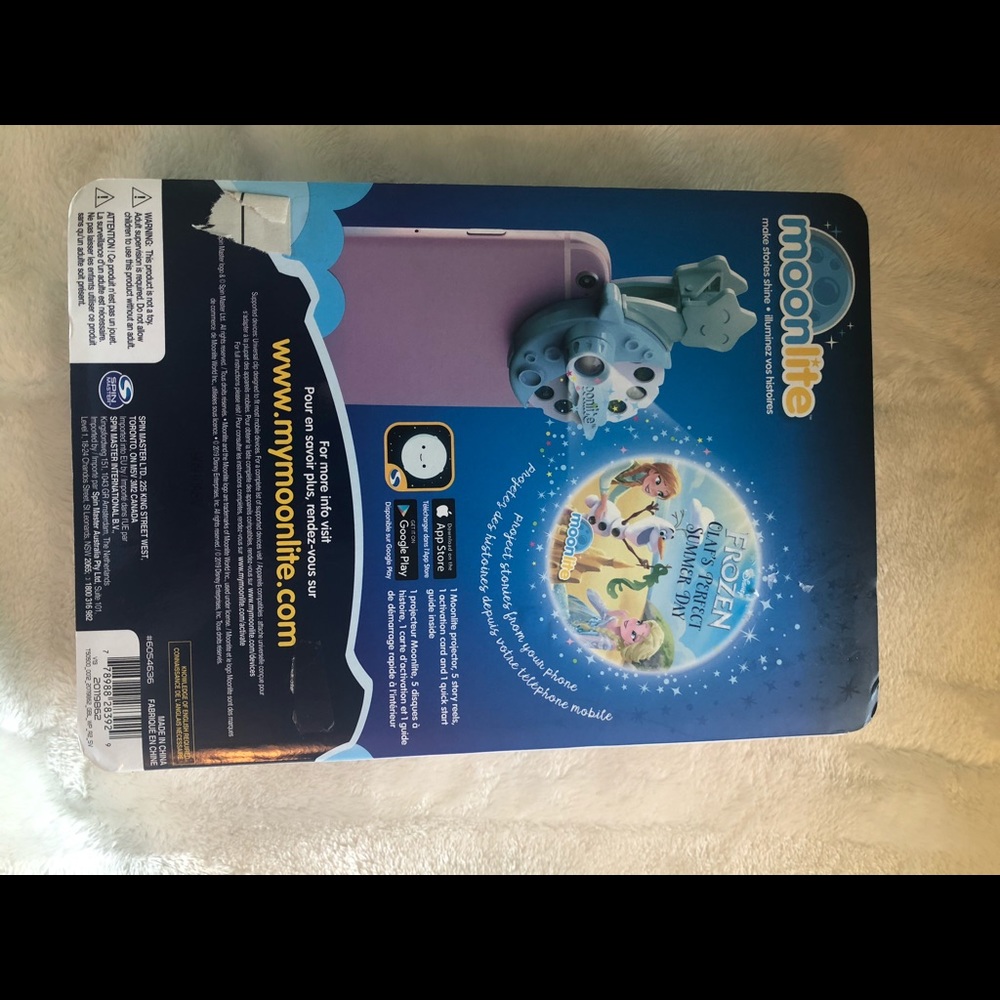 Kids FROZEN moon light story teller